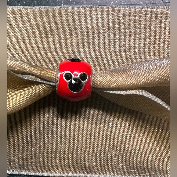 Mickey Mouse charm with jewels as Mickey head - Picture 1 of 5